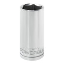 Powerbuilt 1/2 Inch Drive x 27 MM 6 Point Deep Socket - 640841