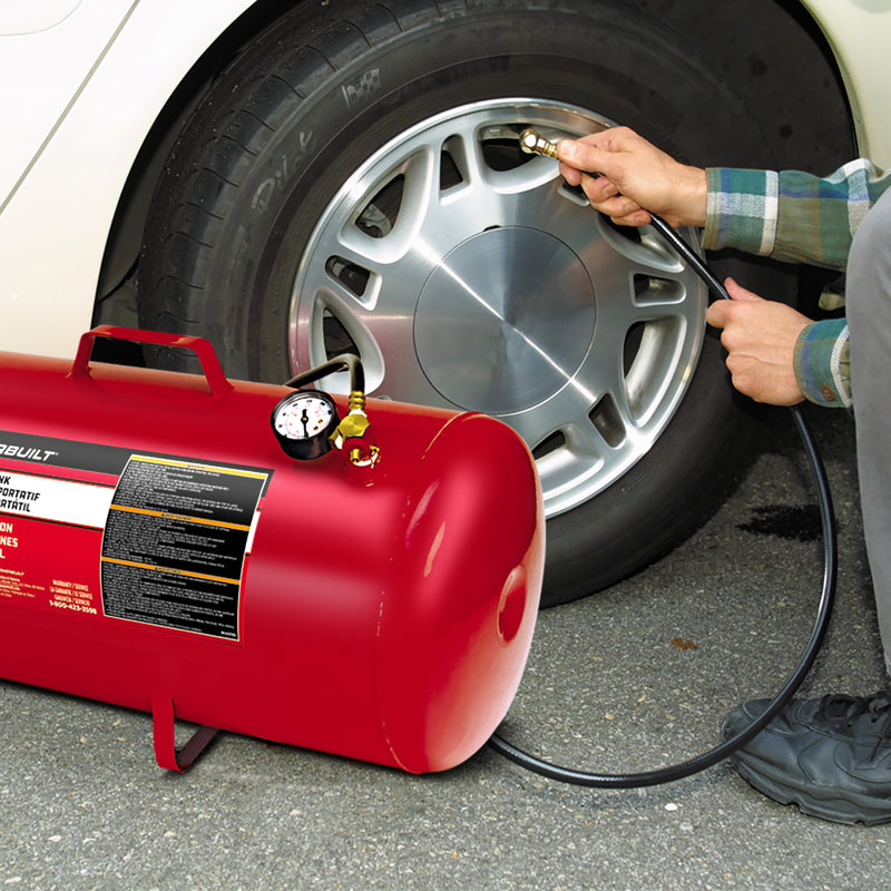 Powerbuilt 10 Gallon Portable Shop Air Tank - 640980