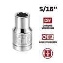3/8 in. Dr. Sockets - SAE Shallow - 12 Pt.