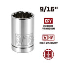 3/8 in. Dr. Sockets - SAE Shallow - 12 Pt.