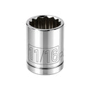 3/8 in. Dr. Sockets - SAE Shallow - 12 Pt.