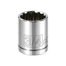 3/8 in. Dr. Sockets - SAE Shallow - 12 Pt.