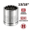 3/8 in. Dr. Sockets - SAE Shallow - 12 Pt.