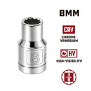 3/8 in. Dr. Sockets - Metric Shallow - 12 Pt.