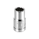 3/8 in. Dr. Sockets - Metric Shallow - 12 Pt.