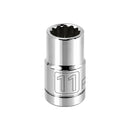 3/8 in. Dr. Sockets - Metric Shallow - 12 Pt.