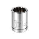 3/8 in. Dr. Sockets - Metric Shallow - 12 Pt.
