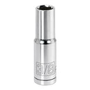 Powerbuilt 3/8 Inch Drive x 3/8 Inch 6 Point Deep Socket - 641200