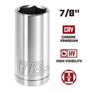 Powerbuilt 3/8 Inch Drive x 7/8 Inch 6 Point Deep Socket - 641208