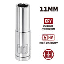 3/8 in. Dr. Sockets - Metric Deep -  6 Pt.