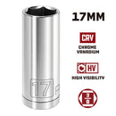 3/8 in. Dr. Sockets - Metric Deep -  6 Pt.