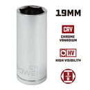 3/8 in. Dr. Sockets - Metric Deep -  6 Pt.