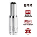 3/8 in. Dr. Sockets - Metric Deep -  6 Pt.