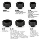 Powerbuilt 6 Piece Specialty Oil Filter Socket Set - 641326