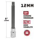 1/2 in. Dr. 12mm 12 Point Bit Socket for Head Bolts
