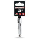 Powerbuilt 3/8 Inch Drive 3 Inch Wobble Extension - 641744