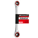 Powerbuilt Ratcheting Double Box-End E-Star Wrench - E10/E12 - 641760