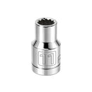 Powerbuilt 1/2 Inch Drive x 11 MM 12 Point Shallow Socket - 642030