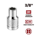 1/2 in. Dr. Sockets - SAE Shallow - 12 Pt.