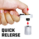 Powerbuilt 10 Piece 3/8-Inch Drive Metric Low Profile Socket Set - 642050