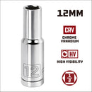 1/2 in. Dr. Sockets - Metric Deep - 6 Pt.