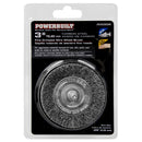 Powerbuilt 3" Fine Crimped Wire Wheel Brush - 642262M