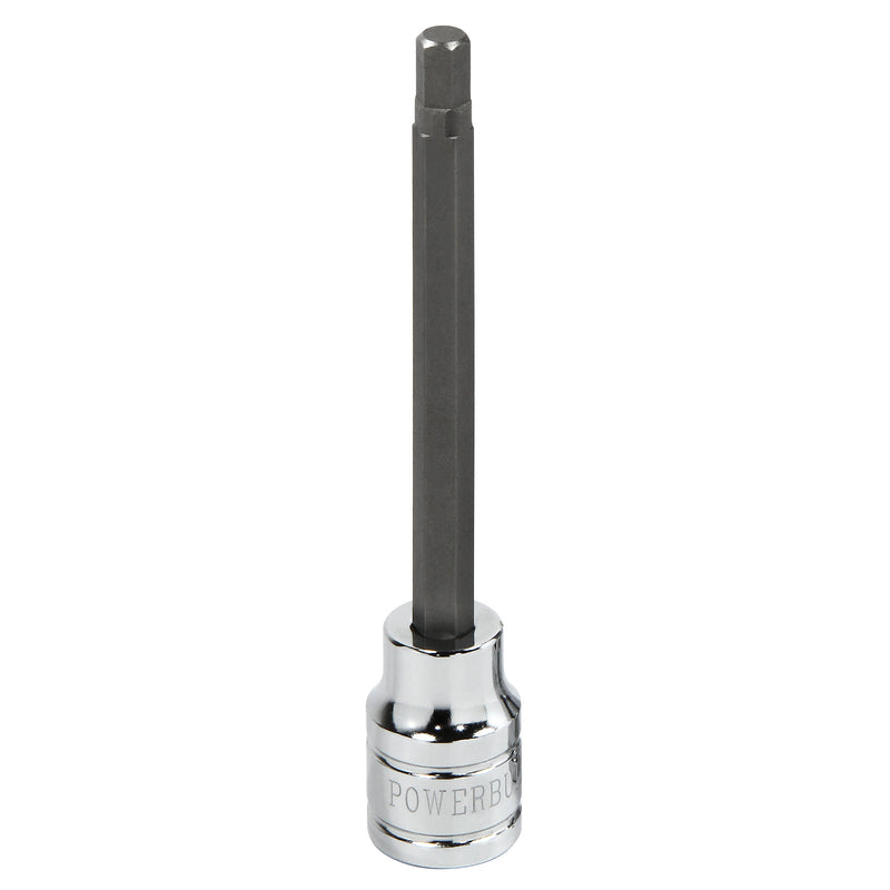 Powerbuilt 3/8 in. Drive X 7/32 in. Extra Long Hex Bit Socket, 4 in. Long