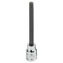 Powerbuilt 3/8 in. Drive X 6mm Extra Long Hex Bit Socket, 4 in. Long