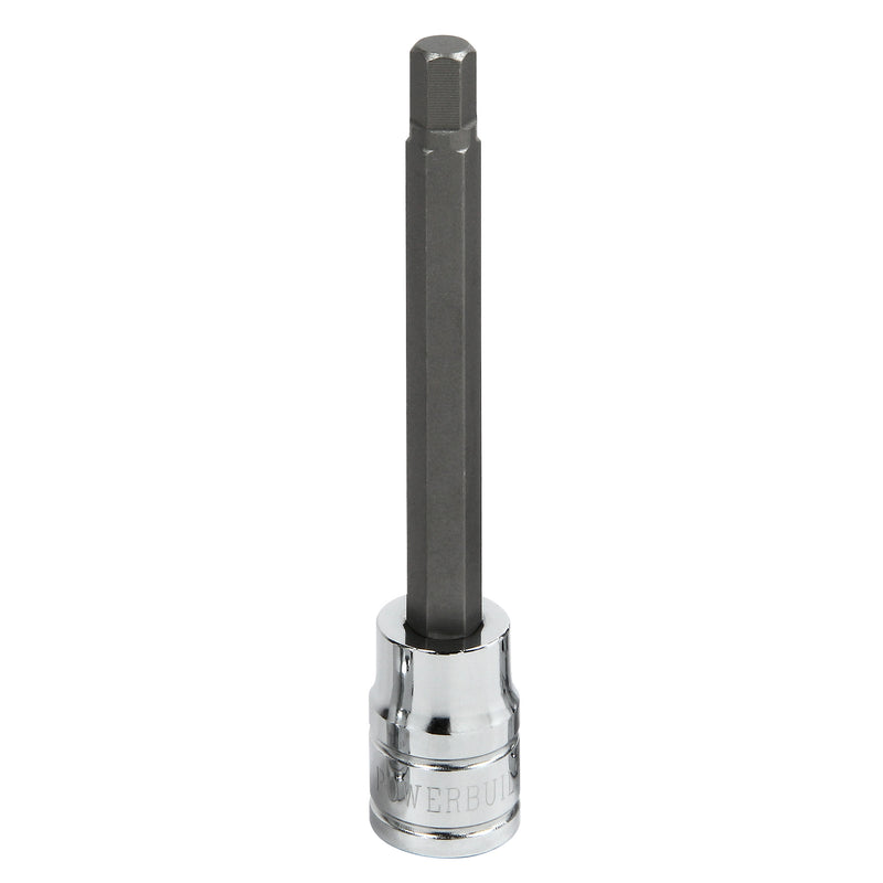 Powerbuilt 3/8 in. Drive X 7mm Extra Long Hex Bit Socket, 4 in. Long - 642332