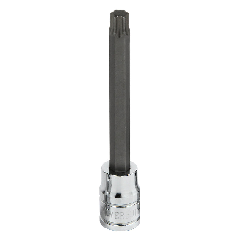 Powerbuilt 3/8 in. Drive X T-47 Extra Long Hex Bit Socket, 4 in. Long - 642345