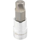 Powerbuilt 8 Piece Zeon Metric Hex Bit Socket Set for Damaged Bolts - 642575