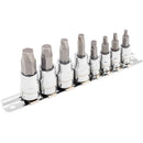 Powerbuilt 8 Piece Zeon Metric Hex Bit Socket Set for Damaged Bolts - 642575