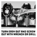 Powerbuilt 10 Piece Drill and Screw Extractor Set - 642665