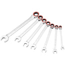 7 Piece Metric 100 Tooth Ratcheting Wrench Set