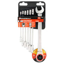 7 Piece Metric 100 Tooth Ratcheting Wrench Set