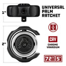 Powerbuilt 1/4-Inch Drive Universal Palm Ratchet - 642927