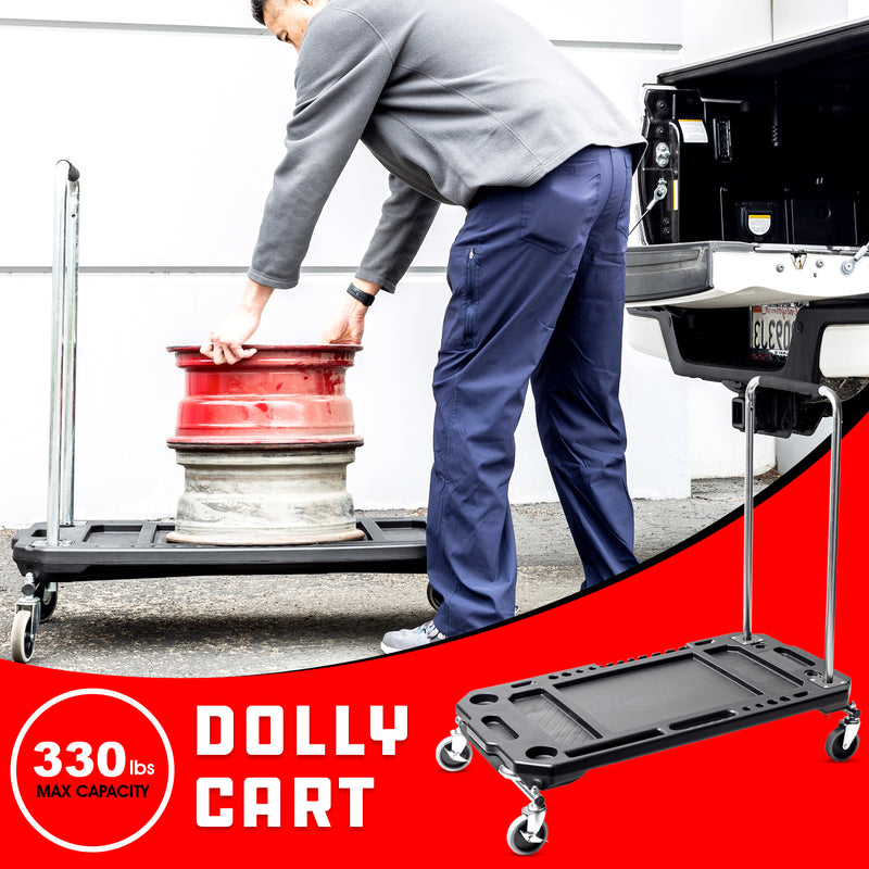 Powerbuilt 3-in-1 Heavy-Duty Work Table Dolly Cart - 642928ECE