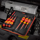 Powerbuilt 7 Piece VDE Screwdriver Set with Zipper Pouch - 642936