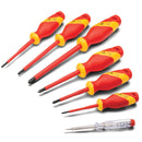 Powerbuilt 7 Piece VDE Screwdriver Set with Zipper Pouch - 642936