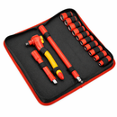 Powerbuilt 13 Piece 3/8-Inch Drive VDE Ratchet And Socket Set - 642937