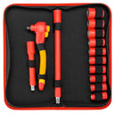 Powerbuilt 13 Piece 3/8-Inch Drive VDE Ratchet And Socket Set - 642937