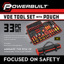 Powerbuilt 33 Piece VDE Tool Set With Pouch - 642938