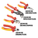 Powerbuilt 4 Piece VDE Plier Set with Zipper Pouch - 642939