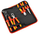 Powerbuilt 4 Piece VDE Plier Set with Zipper Pouch - 642939