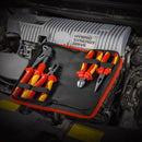 Powerbuilt 4 Piece VDE Plier Set with Zipper Pouch - 642939