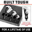 Powerbuilt 3 Piece Spring Crowfoot Wrench Set - 642963