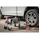 Powerbuilt Big Wheel Heavy Duty Mechanic's Rolling Seat - 642965ECE