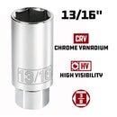 Powerbuilt 3/8 Inch Drive13/16 Inch Spark Plug Socket - 643001
