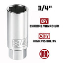 Powerbuilt 3/8 Inch Drive 3/4 Inch Spark Plug Socket - 643006