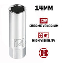 Powerbuilt 3/8 Inch Drive 14 MM Spark Plug Socket - 643007